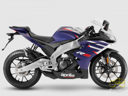 Aprilia RS 125 E5 sportmotor lila jobb oldala