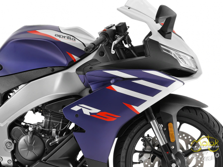 Aprilia RS 125 E5 sportmotor lila 1