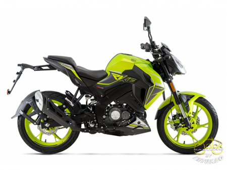 Keeway RKF 125 Euro5 limezöld jobb oldala Keeway RKF 125 Euro5 limezöld jobb oldala