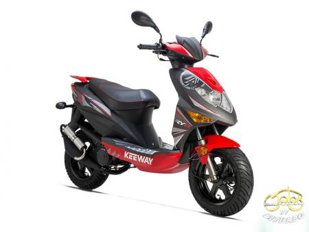 Keeway ry6 50 piros